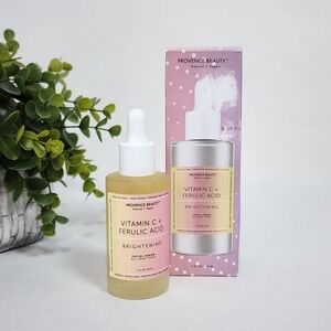 Provence Beauty Vitamin C + Ferulic Acid Brightening Facial Serum Natural 2 oz